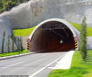 puzzel Ingang tunnel