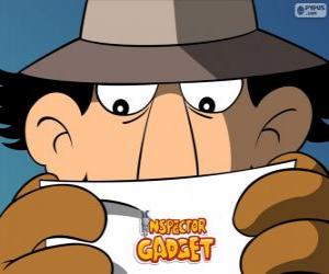 puzzel Inspector Gadget leest een missie