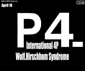 puzzel Internationaal 4p- / Wolf-Hirschhorn-syndroom
