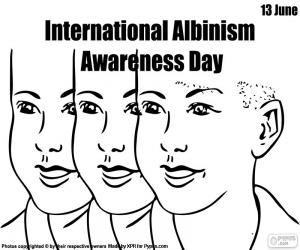 puzzel Internationale albinisme Awareness Day