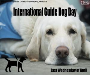 puzzel Internationale Blindengeleidehondendag