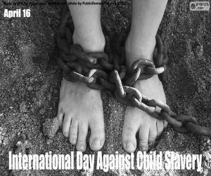 puzzel Internationale dag tegen kinderslavernij