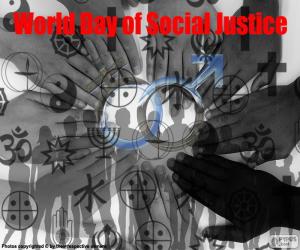 puzzel Internationale Dag van de Sociale Rechtvaardigheid