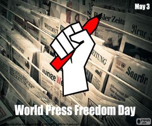puzzel Internationale Dag van de Persvrijheid
