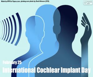 puzzel Internationale Dag van de Cochleaire Implantaten