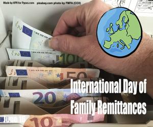 puzzel Internationale Dag van de Familie remittances