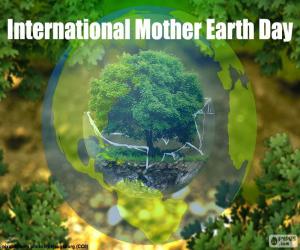 puzzel Internationale Dag van Moeder Aarde