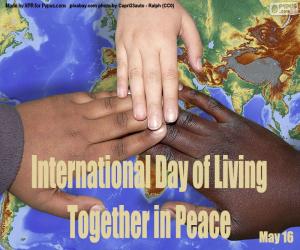puzzel Internationale Dag van samenleven in vrede
