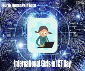 puzzel Internationale Meisjes in ICT Dag