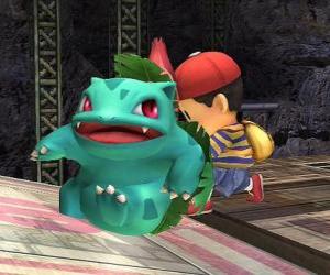 puzzel Ivysaur - Pokemon type Gras vergift