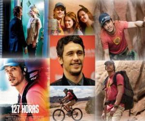 puzzel James Franco genomineerd voor de 2011 Oscars als beste acteur voor 127 uren