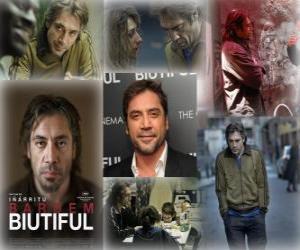 puzzel Javier Bardem 2011 Academy Award nominatie als beste acteur voor Biutiful