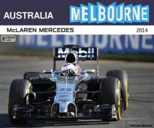 puzzel Jenson Button - McLaren - Grand Prix Australië 2014, 3e ingedeeld