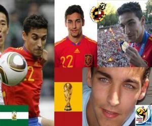 puzzel Jesus Navas (de vogel gek en de zenuw van de selectie) Spaanse nationale team naar voren