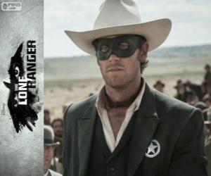 puzzel John Reid (Armie Hamer) in de film Lone Ranger