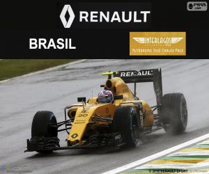 puzzel Jolyon Palmer, Grand Prix van Brazilië 2016