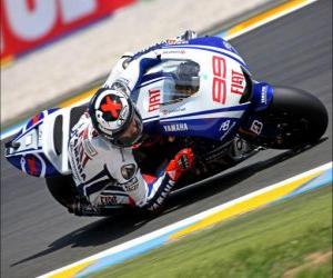 puzzel Jorge Lorenzo de loodsdienst Moto GP