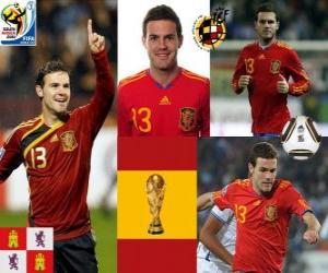 puzzel Juan Mata (The Magic enkel) Spaanse nationale elftal vooruit