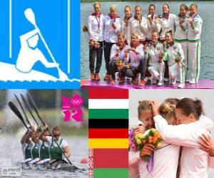 puzzel K4 500 m vrouwen Londen 2012