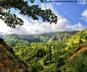 puzzel Kaakar Mountains, Turkije