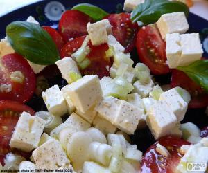 puzzel Kaas salade