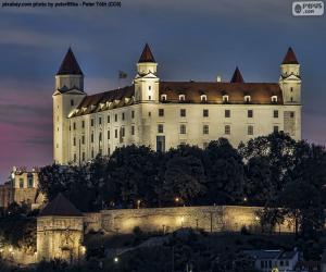 puzzel Kasteel van Bratislava, Slowakije