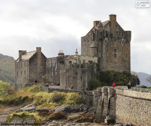 puzzel Kasteel van Eilean Donan Castle in Schotland