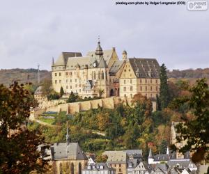 puzzel Kasteel van Marburg, Duitsland