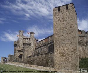 puzzel Kasteel van Ponferrada, Spanje