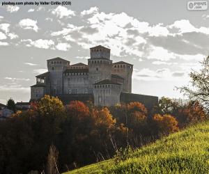 puzzel Kasteel van Torrechiara, Italië