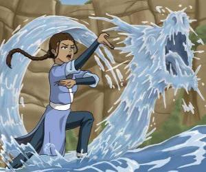 puzzel Katara is een krachtige water - meester die samen met Aang met zijn broer Sokka