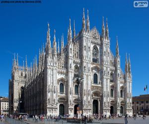 puzzel Kathedraal van Milaan, Italië