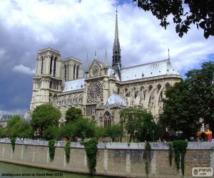 puzzel Kathedraal van Notre-Dame, Parijs, Frankrijk