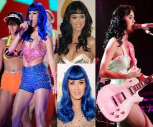 puzzel Katy Perry is een zanger en songwriter.