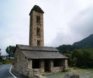 puzzel Kerk van Sant Miquel d'Engolasters, Andorra