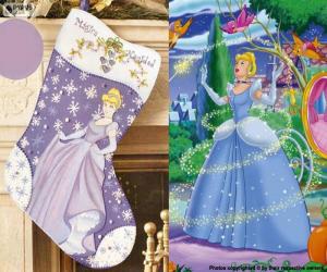 puzzel Kerst boot Cinderella