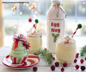 puzzel Kerst Eggnog