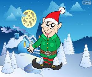 puzzel Kerstman elf