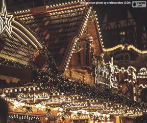 puzzel Kerstmarktverlichting