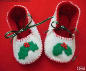 puzzel Kerstmis slippers