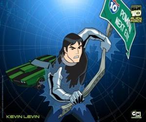 puzzel Kevin Levin, een van de protagonisten van Ben 10 Alien Force