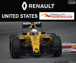 puzzel Kevin Magnussen, Grand Prix Verenigde Staten 2016