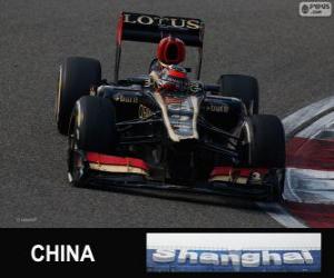 puzzel Kimi Räikkönen - Lotus - 2013 Chinese Grand Prix, 2e ingedeeld