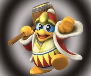 puzzel King Dedede, grote vijand Kirby