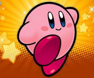 puzzel Kirby is de hoofdpersoon in een Nintendo game