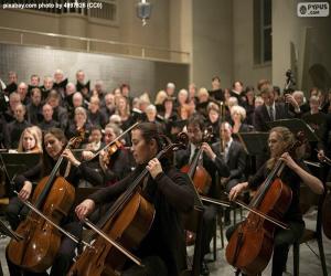 puzzel Klassiek muziek orkest