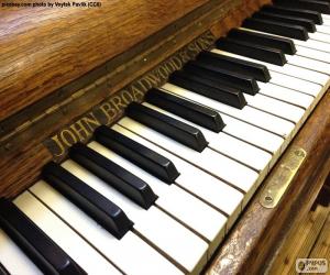 puzzel Klassieke piano toetsen