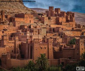 puzzel Ksar van Aït Ben Haddou, Marokko