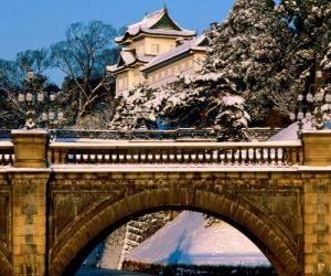 puzzel Kōkyo de Japan Imperial Palace, Tokyo