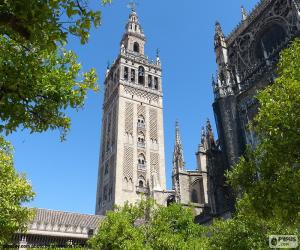 puzzel La Giralda, Sevilla, Spanje